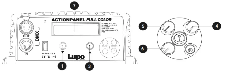 Lupo Actionpanel Full Color LED Light Panel - CONTROL PANEL