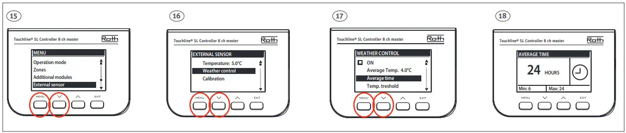 Setting average time