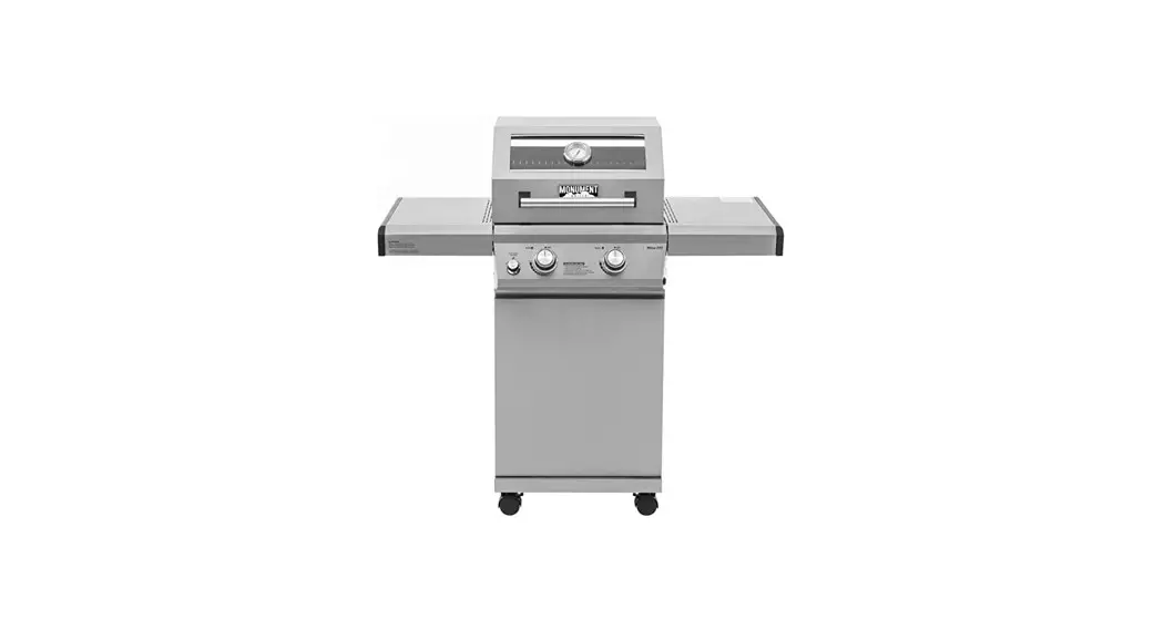 Monument Grills 14633 Stainless 2 Burner Propane Gas Grill Instruction Manual