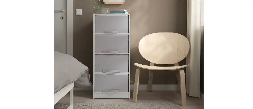 Ikea Aa-2365099-1 Bruksvara Storage Unit With 4 Boxes Instructions