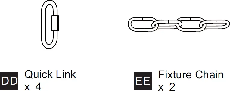 QUOIZEL FTS638EK Fortress 6-Light Earth Black Linear Chandelier 06