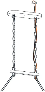 QUOIZEL FTS638EK Fortress 6-Light Earth Black Linear Chandelier 09