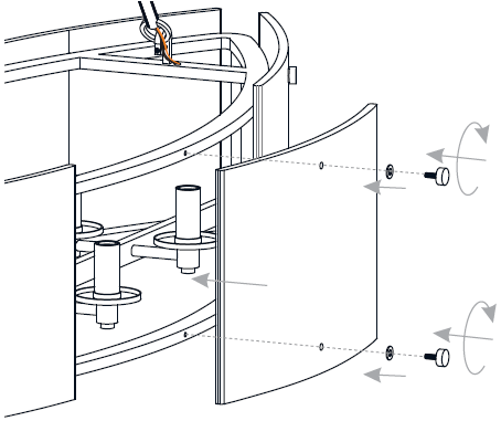 QUOIZEL FTS638EK Fortress 6-Light Earth Black Linear Chandelier 14