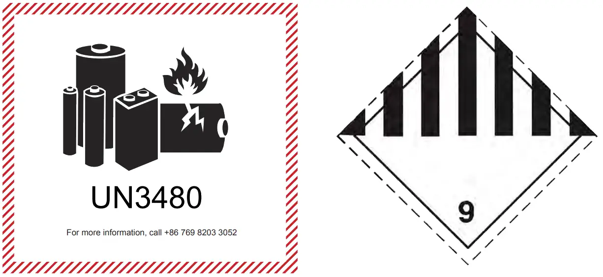 LiTech POWER LPPW48V50AH16S1PF001 PowerWall Energy Storage System - Transport classification