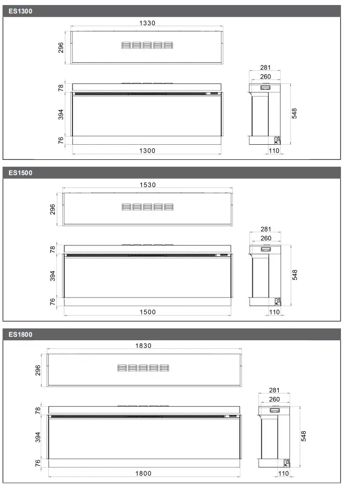 Rinnai ES750 Electric Fire Heater - figure 12