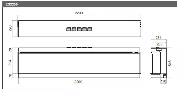 Rinnai ES750 Electric Fire Heater - figure 13