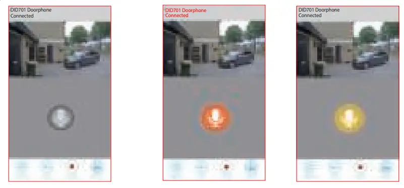 In the Live view of the camera you see these options: