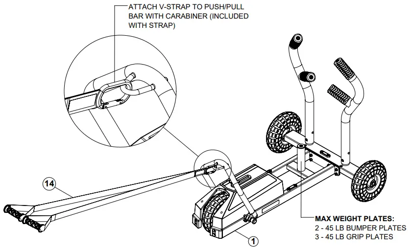 Torque XTTM1 RPH 101 Tank Push Sled - fig8