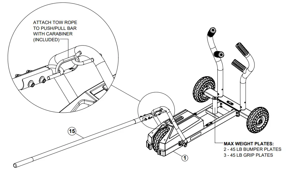 Torque XTTM1 RPH 101 Tank Push Sled - fig9