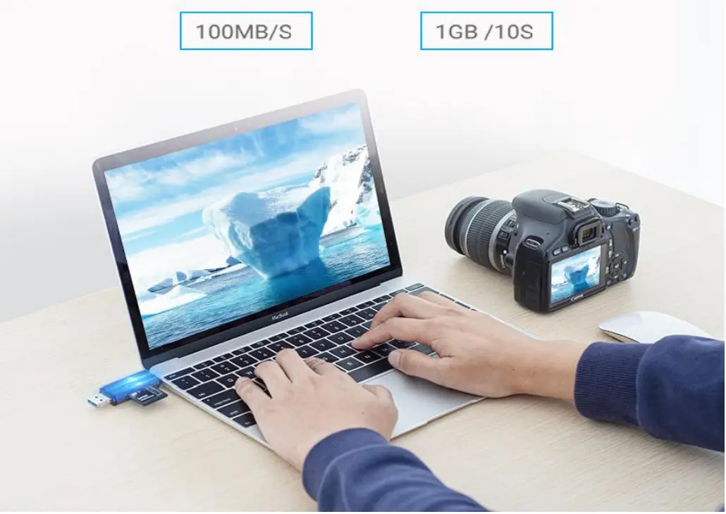 VENTION USB3 0 Multi Function Card Reader Gray Metal Type - Figure 3