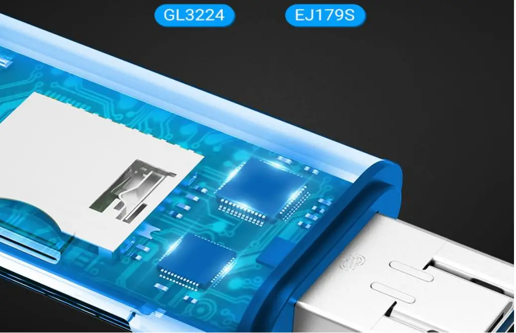 VENTION USB3 0 Multi Function Card Reader Gray Metal Type - Figure 4