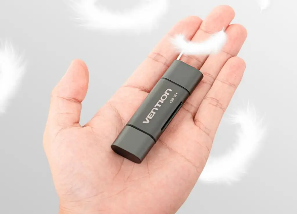 VENTION USB3 0 Multi Function Card Reader Gray Metal Type - Figure 7