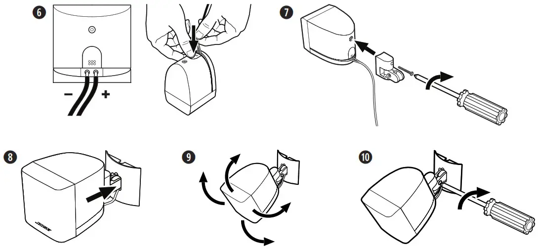 BOSE FreeSpace 3 Subwoofer Satellite Systems - Installation 4