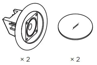 BOSE FreeSpace 3 Subwoofer Satellite Systems - Package Contents 2