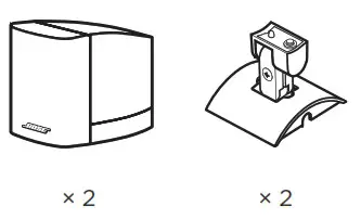 BOSE FreeSpace 3 Subwoofer Satellite Systems - Package Contents 3
