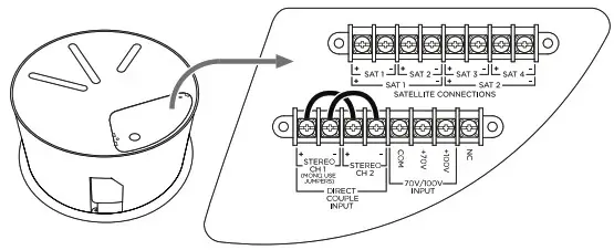 BOSE FreeSpace 3 Subwoofer Satellite Systems - Setup 1