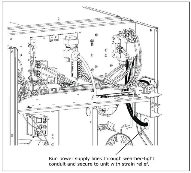 TRANE 4WCC4024E1000A Single Packaged Heat Pump - Table 7. Power Wiring