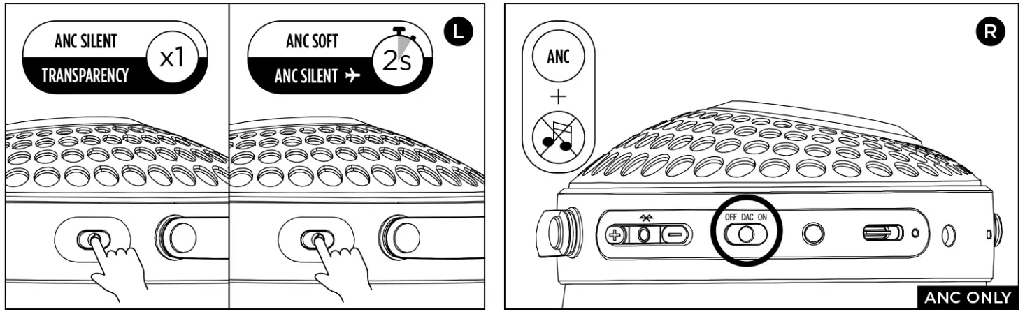 FOCAL Bathys Wireless Noise Cancelling Headphones - Active noise reduction