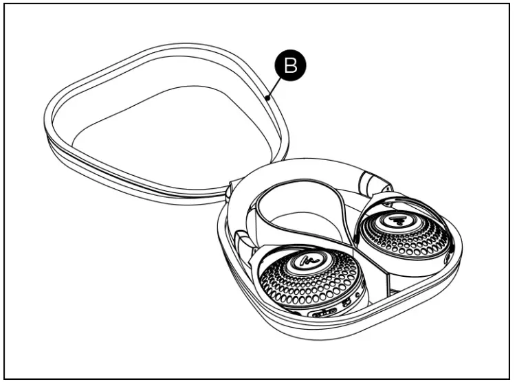FOCAL Bathys Wireless Noise Cancelling Headphones - Storing the headphones