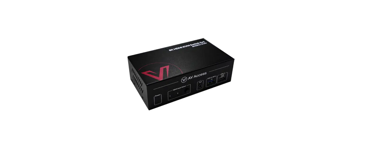 Av Access 8ksw21-kvm 2x1 8k Hdmi 2.1 Switcher With Kvm User Manual