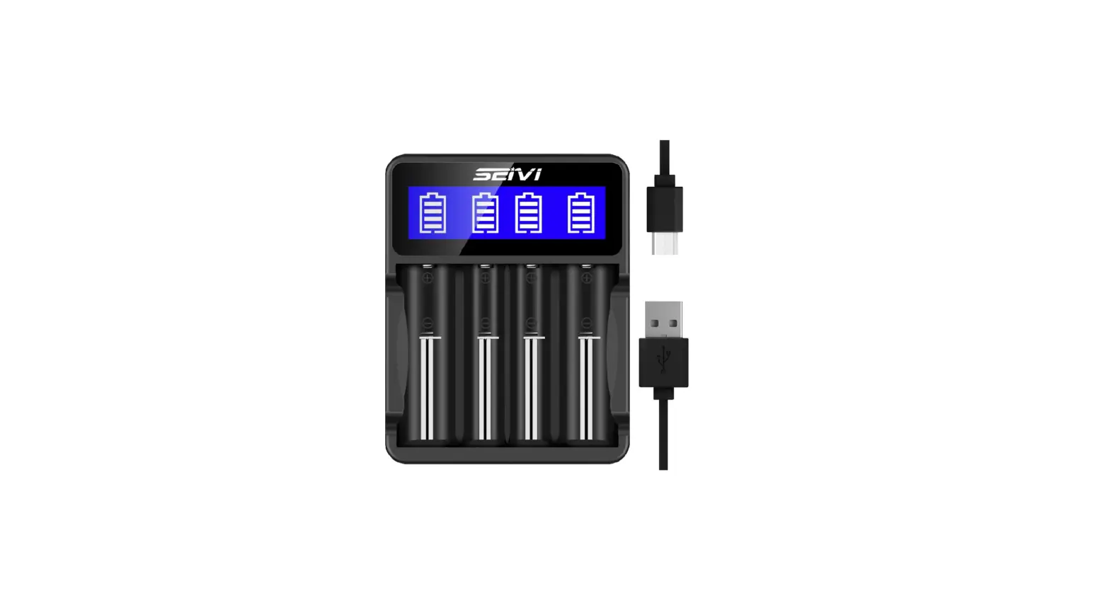 Seivi K19 Lcd Display Universal Smart Battery Charger User Guide