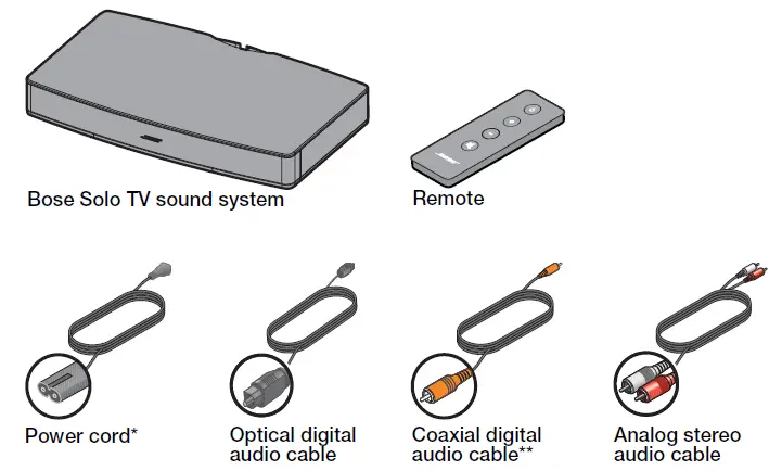 BOSE SOLO TV SOUND SYSTEM fig-2