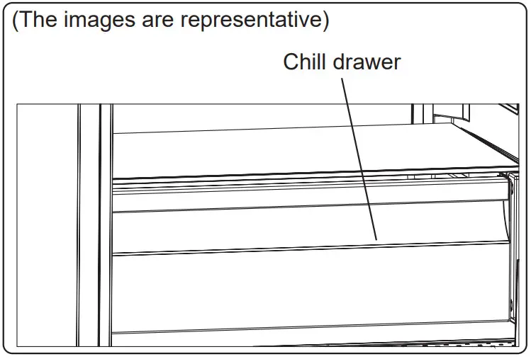 Cylinda K4485XRFHE Refrigerator - Chill Drawer