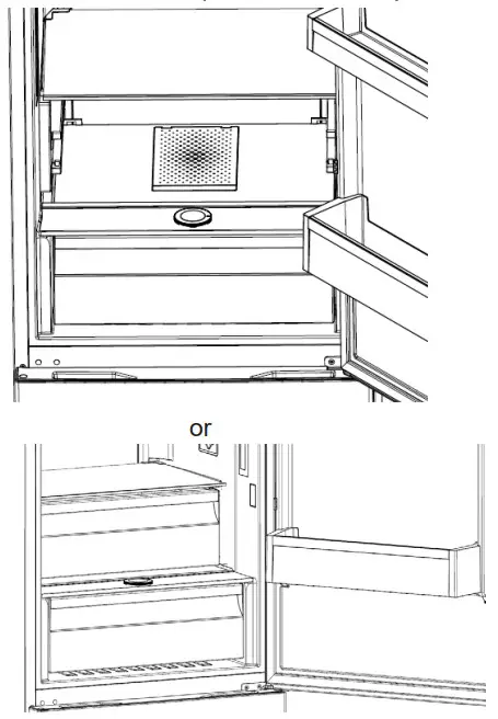 Cylinda K4485XRFHE Refrigerator - Fresh Dial