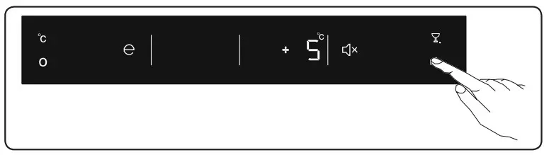 Cylinda K4485XRFHE Refrigerator - Mute Mode