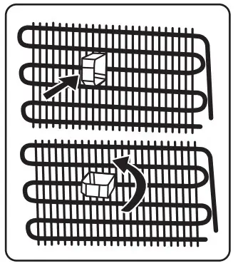 Cylinda K4485XRFHE Refrigerator - black vanes