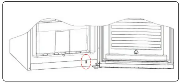 Cylinda K4485XRFHE Refrigerator - occur around