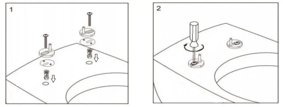 better bathrooms BeBa_25885 Top Fix Soft Close Toilet Seat - Installation 1