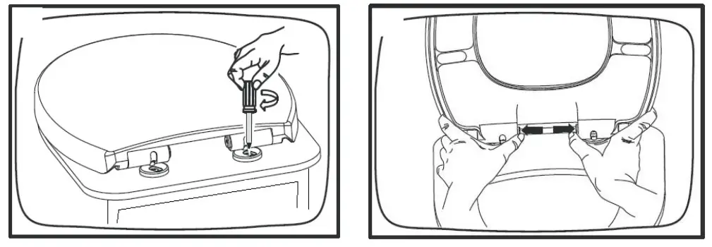 better bathrooms BeBa_25885 Top Fix Soft Close Toilet Seat - Installation 3