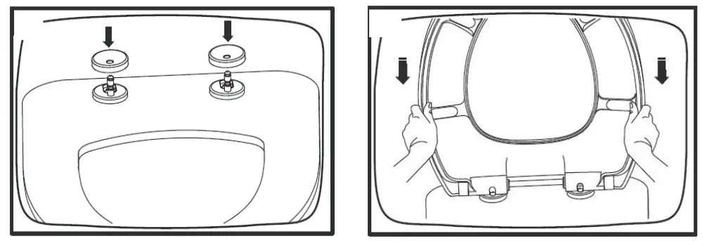 better bathrooms BeBa_25885 Top Fix Soft Close Toilet Seat - Installation 4