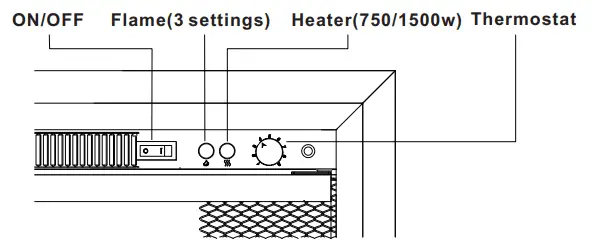PuraFlame-EF42B-Electric-Fireplace-Insert-fig-10