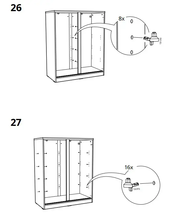 IKEA SYVDE Cabinet with Glass Doors - fig 17