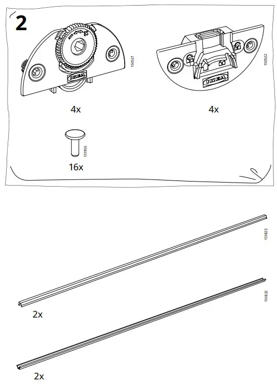 IKEA SYVDE Cabinet with Glass Doors - fig 2