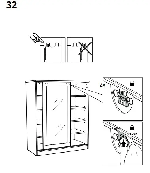 IKEA SYVDE Cabinet with Glass Doors - fig 21