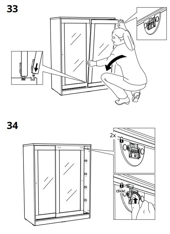 IKEA SYVDE Cabinet with Glass Doors - fig 22