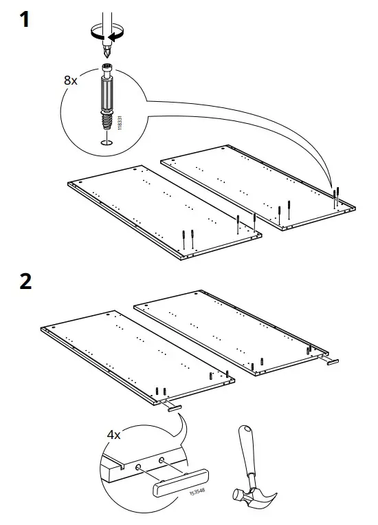 IKEA SYVDE Cabinet with Glass Doors - fig 3