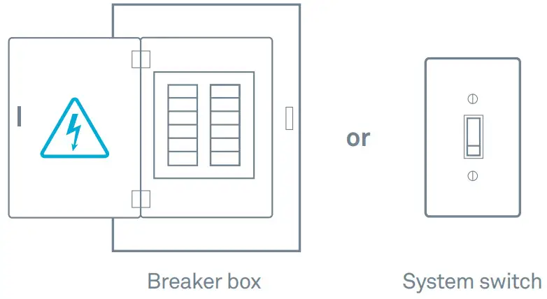 nest B08K2M13NY Thermostat E Smart Thermostat - Breaker box.