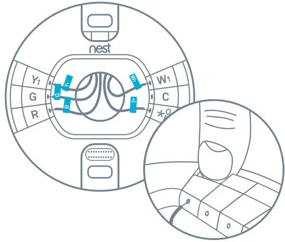 nest B08K2M13NY Thermostat E Smart Thermostat - Connect wires