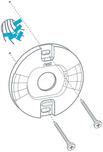 nest B08K2M13NY Thermostat E Smart Thermostat - Nest base