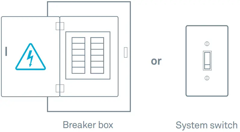 nest B08K2M13NY Thermostat E Smart Thermostat - System switch