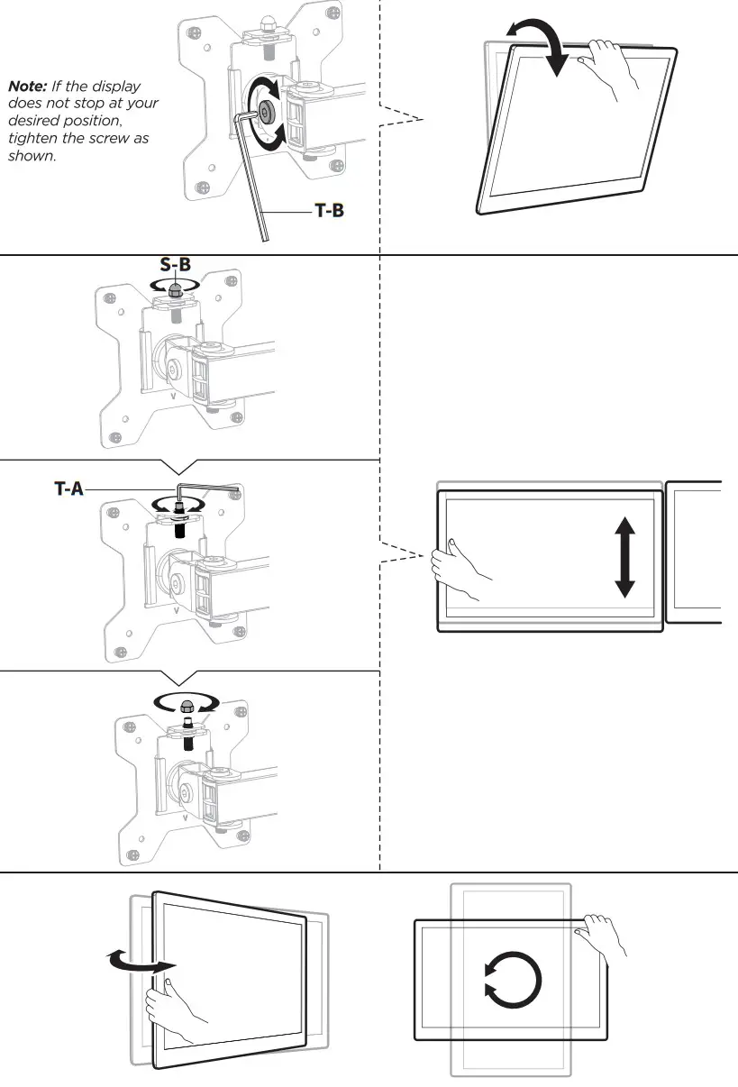 V I V O STAND-V032,W Steel Dual Monitor Desk Mount - ASSEMBLY STEPS 10