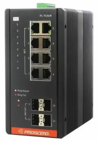 PROSCEND 850G-12PI Industrial Ethernet Switches