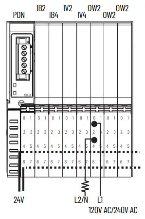 Wire Using External Power Source for AC Relay Power