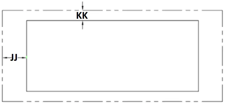 KOZY HEAT Callaway 40 Direct Vent Fireplace - Mantel Clearances 2