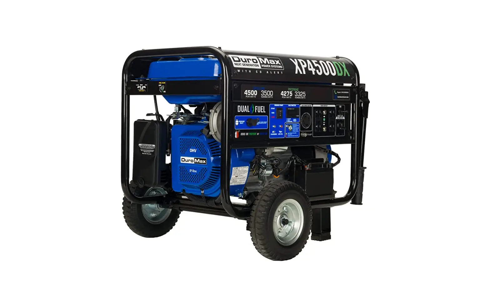 Duromax Xp4500dx 4,500 Watt Dual Fuel Portable Generator User Guide