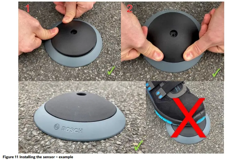 BOSCH Parking Sensor Parking Lot PLS LoRaWAN 868 MHz IP67 - sensor core10